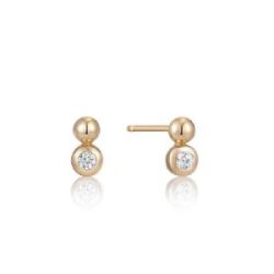 ARRECADES SPACED OUT OR AMB QUARS ROSA - E045-01G-CZ