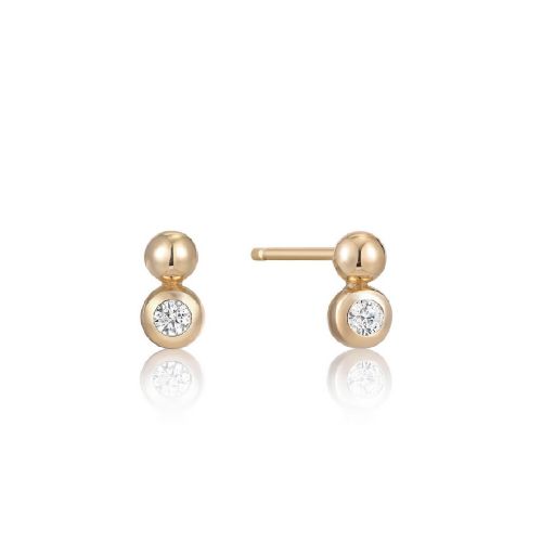 ARRECADES SPACED OUT OR AMB QUARS ROSA - E045-01G-CZ