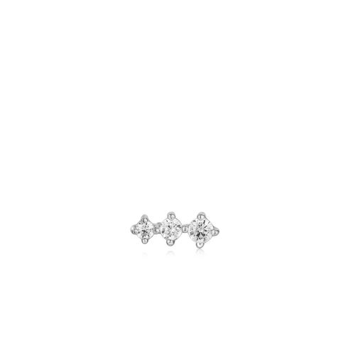 ARRACADA PLATA SPARKLE CRAWLER BARBELL - E035-09H