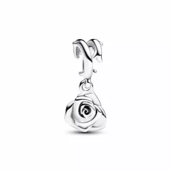 Charm Penjoll en plata de llei Rosa Floreixent - 793213C00