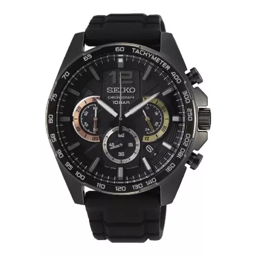 Seiko Neo Sports Cuarzo Crono IP Negro 43.9 mm - SSB349P1