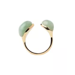 ANILLO AVENTURINA VERDE GRAVITY PDPAOLA - AN01-D39-12