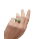 ANILLO AVENTURINA VERDE GRAVITY PDPAOLA - AN01-D39-12