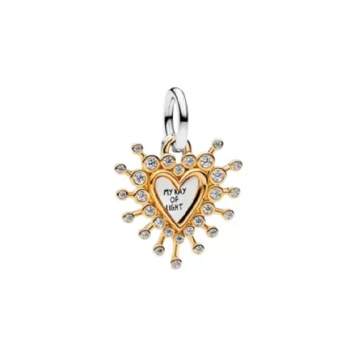 Charm Pandora Doble Colgante Corazón Circonitas - 764141C01