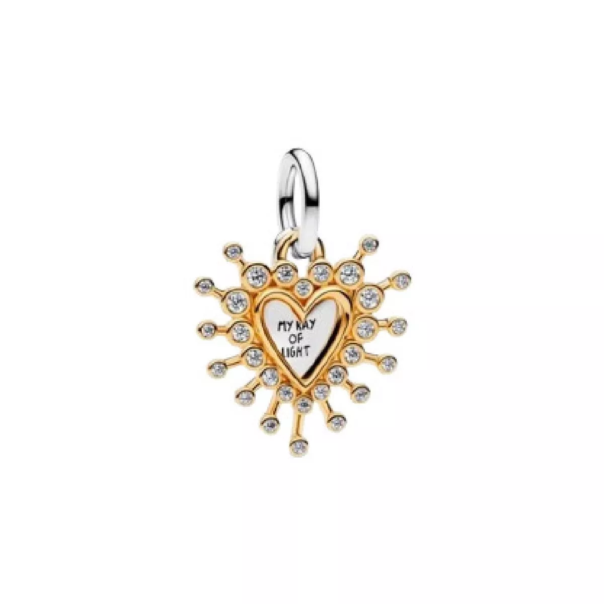 Charm Pandora Doble Colgante Corazón Circonitas - 764141C01