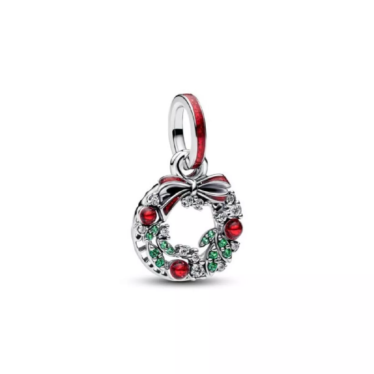 Charm Colgante Doble Corona de Navidad - 794238C01