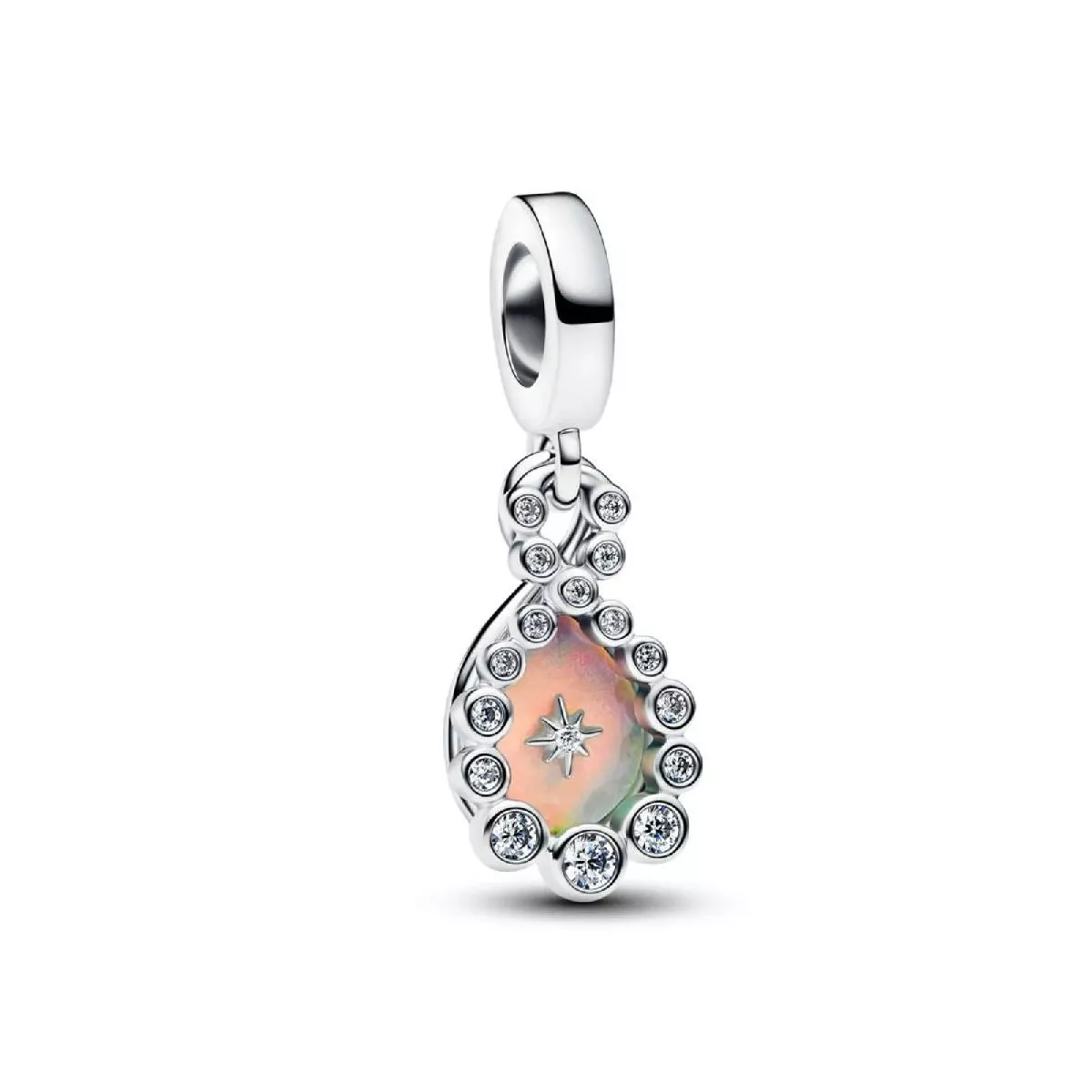 Charm Colgante Doble Infinito Opalescente - 794251C01
