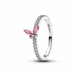 Anillo Mariposa Rosa Brillante T54 - 194269C02-54