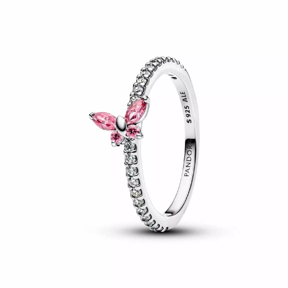 Anillo Mariposa Rosa Brillante T54 - 194269C02-54