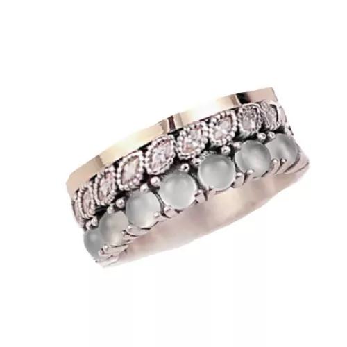 ANELL OR I PLATA - 10813CA