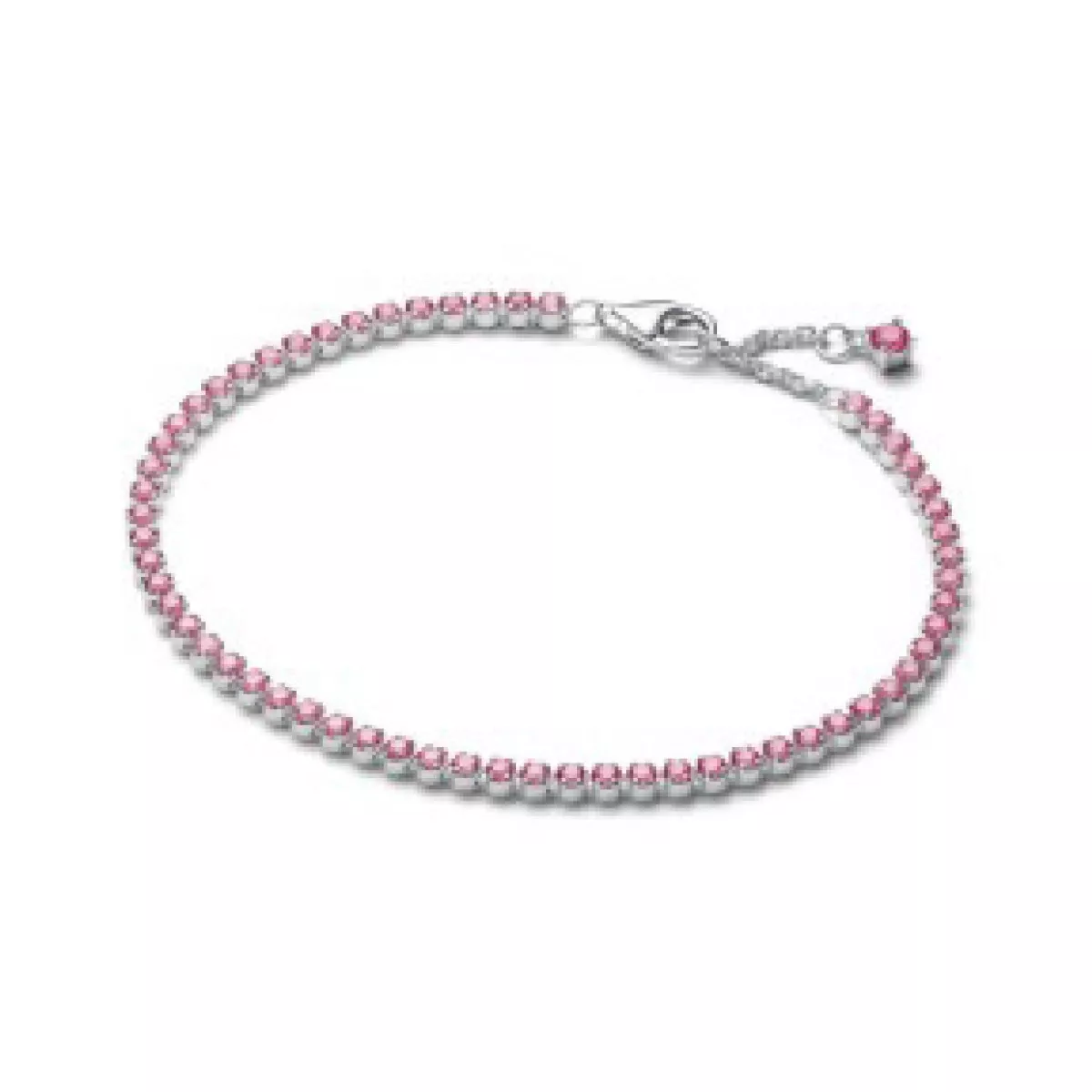 Pulsera de Tenis Fina Rosa T16 - 593927C02-16