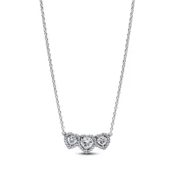 Collares Triple Halo Corazón - 394412C01-45