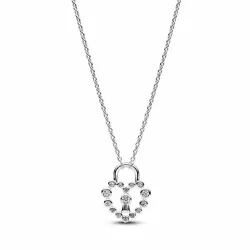 Collar Candado Corazón Brillante - 394416C01-50
