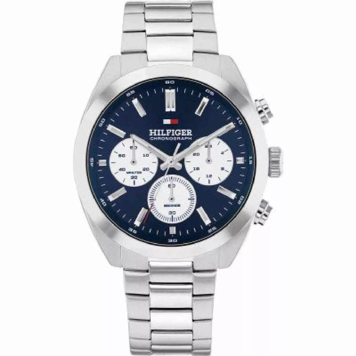 Reloj Tommy Hilfiger Hudson Plateado y Azul Multifunción - 1710722
