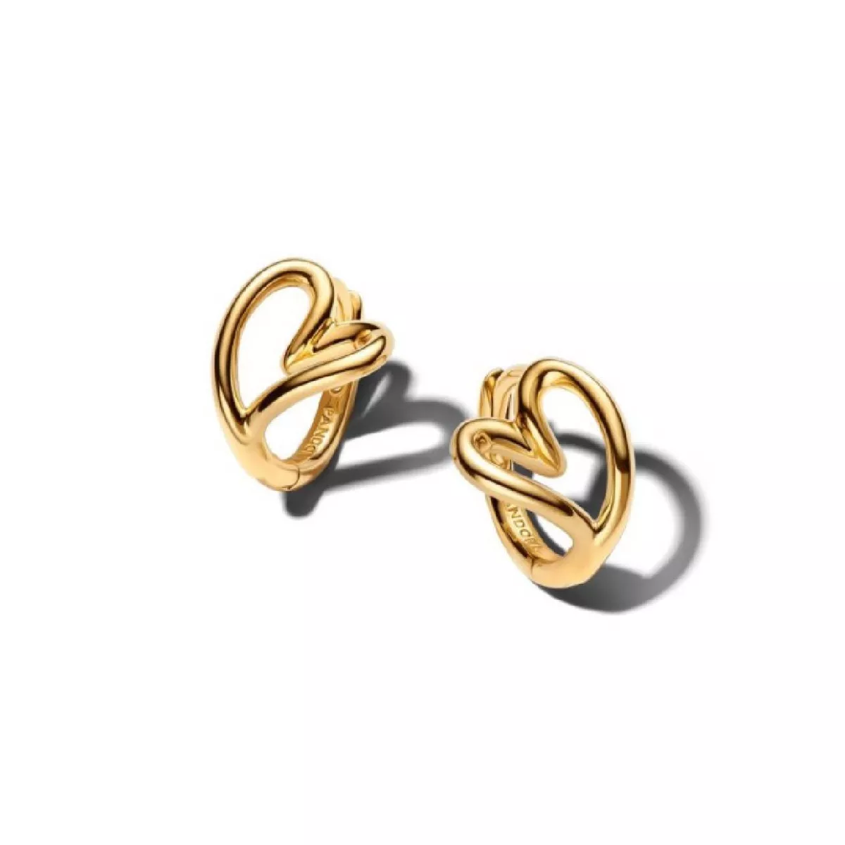 Pendientes de Aro Corazón Pequeño Forma Orgánica - 264359C00