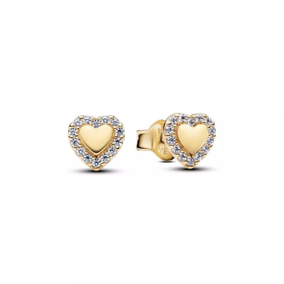 Pendientes de Botón Halo Corazón - 264363C01