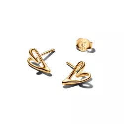 Pendientes de Botón Corazón Pequeño Forma Orgánica - 264393C00