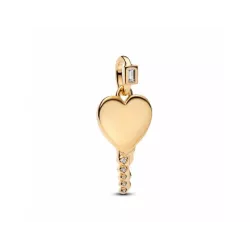 Colgante Etiqueta Grabable Llave Corazón - 364353C01