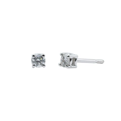 Pendientes en oro blanco y diamantes VS 0,22 cts - BB S07333 22 Pendientes en oro blanco y diamantes VS 0,22 cts - BB S07333 22