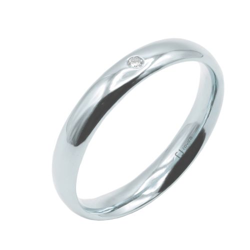 Aliança or blanc i diamant - 26199/40/OB/B