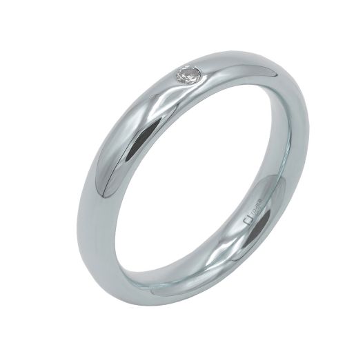 Aliança or blanc i diamant - 26146/40/OB/B