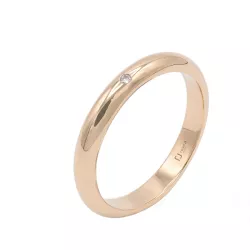 Alianza oro rosa y diamante - 2818/OR/B
