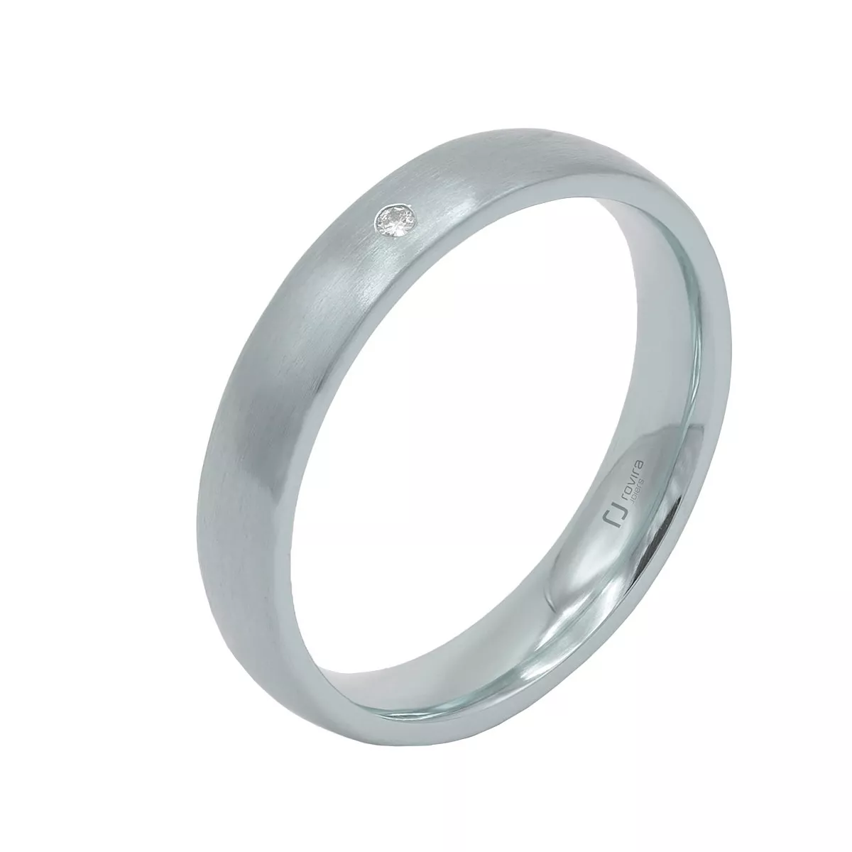 Aliança or blanc i diamant - 532/40/OB/B