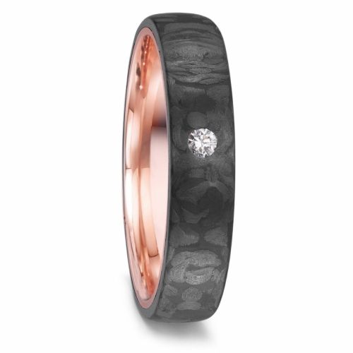 Aliança en or rosa i fibra de carboni - 52660_001_DA4_N559