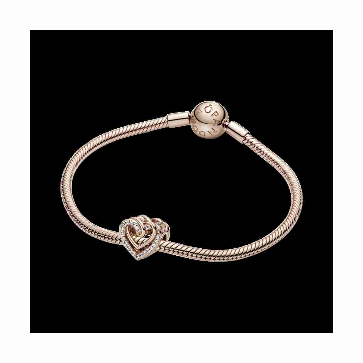 Charm Cors Brillants Entrellaçats - 789270C01 Charm Cors Brillants Entrellaçats - 789270C01