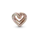 Charm Corazones Brillantes Entrelazados - 789270C01