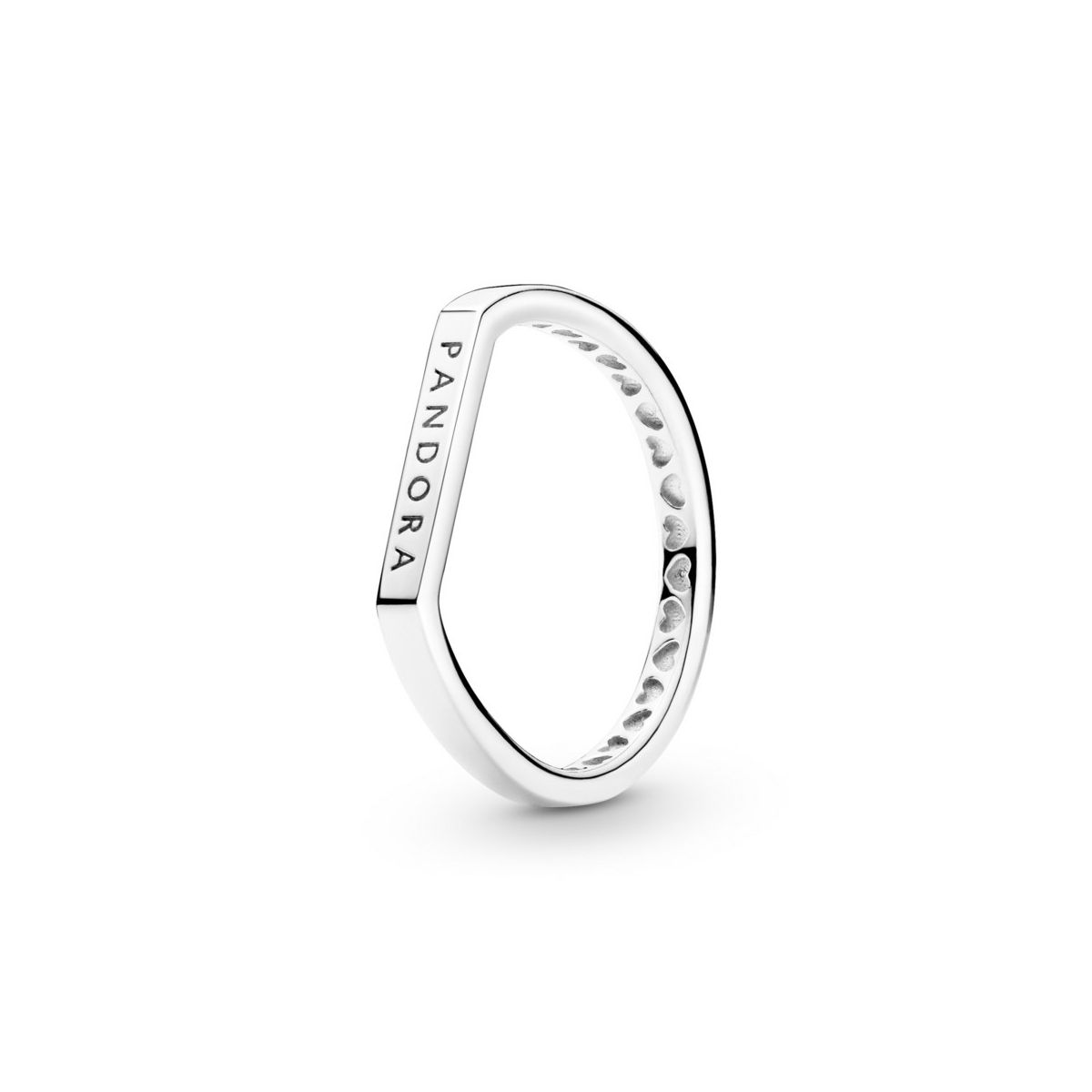 Anillo Plata Barra Logo Pandora - 199048C00-52