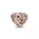 Charm Corazones Brillantes Entrelazados - 789270C01