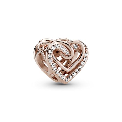 Charm Corazones Brillantes Entrelazados - 789270C01