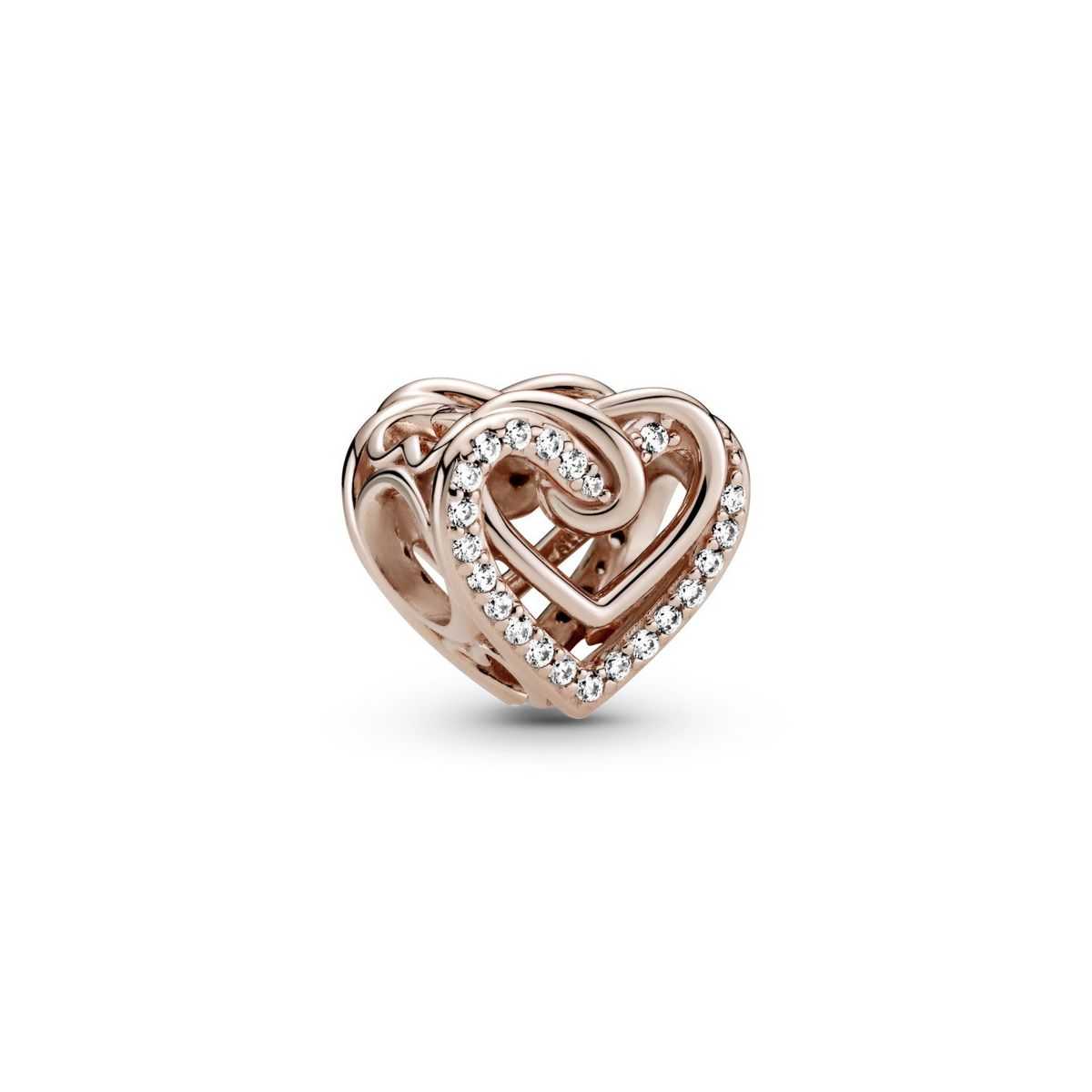 Charm Corazones Brillantes Entrelazados - 789270C01