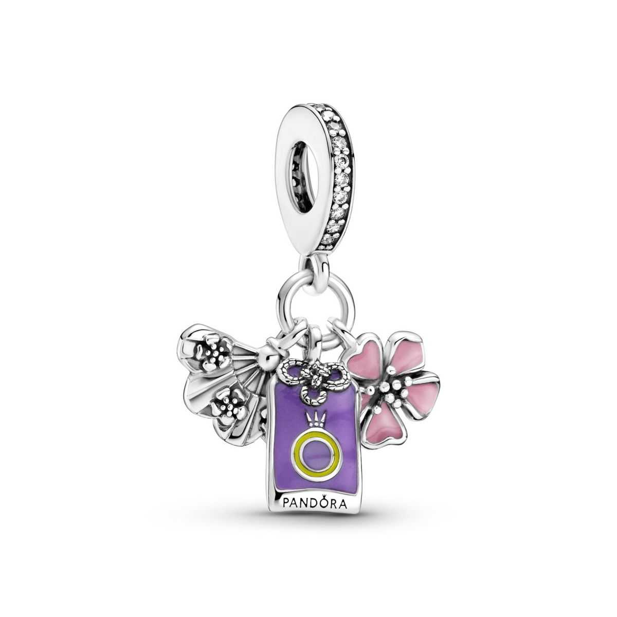 Charm penjant  Cirerer, Amulet i Ventall Japonesos - 799326C01