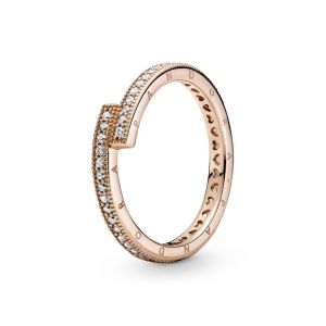 Anillo en Pandora Rose Superpuesto Brillante - 189491C01-52