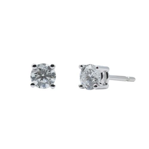 Pendientes Oro Blanco y Diamantes VS 0,70 cts - BB S07333 70