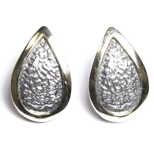 Pendientes STYLIANO Plata y Oro amarillo - BSP 614/A