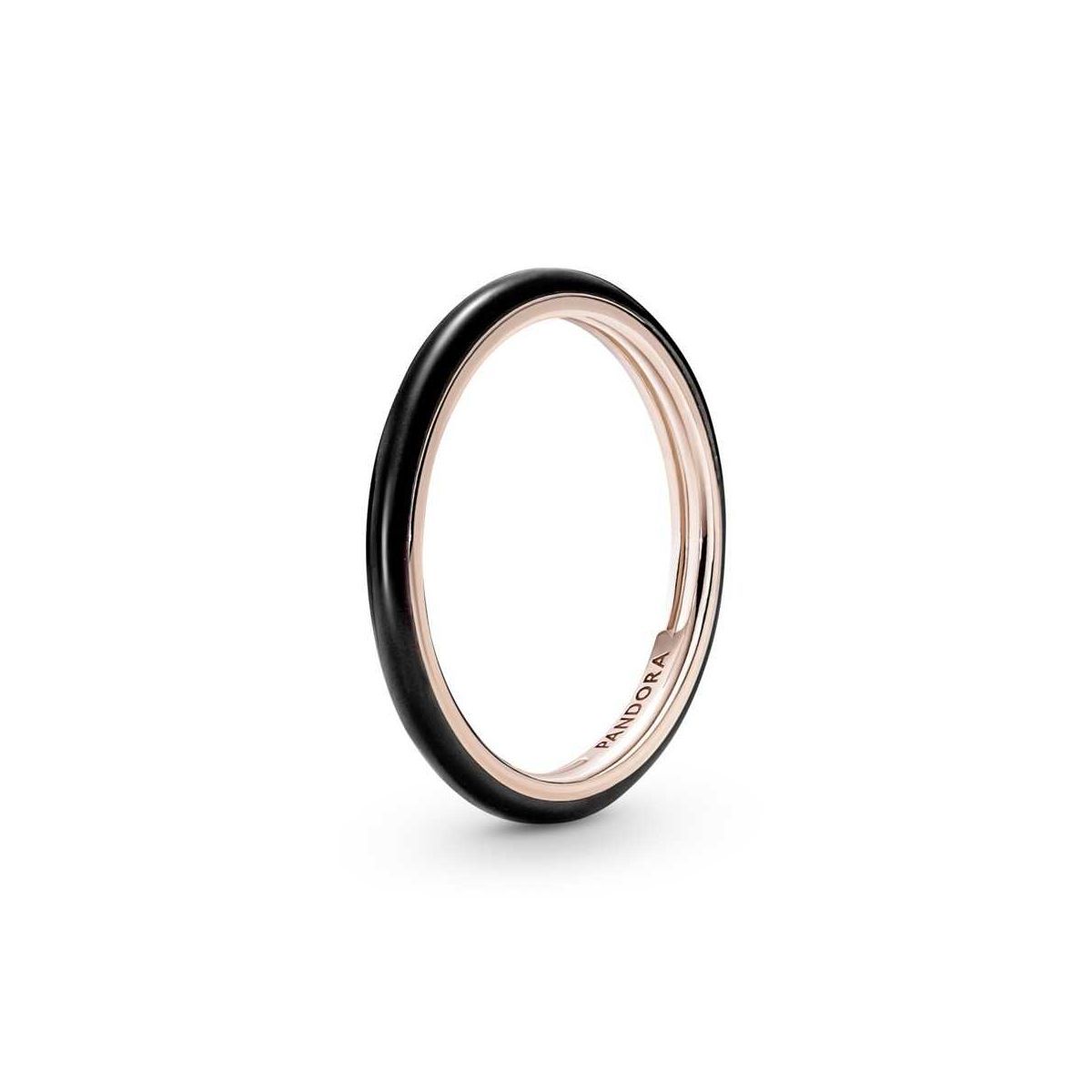 Anillo Esmalte Negro Pandora ME - 189655C01-52