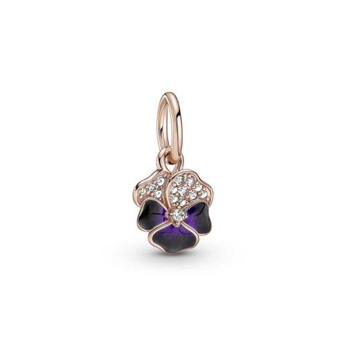 Charm Colgante Flor Pensamiento Morado - 780776C01