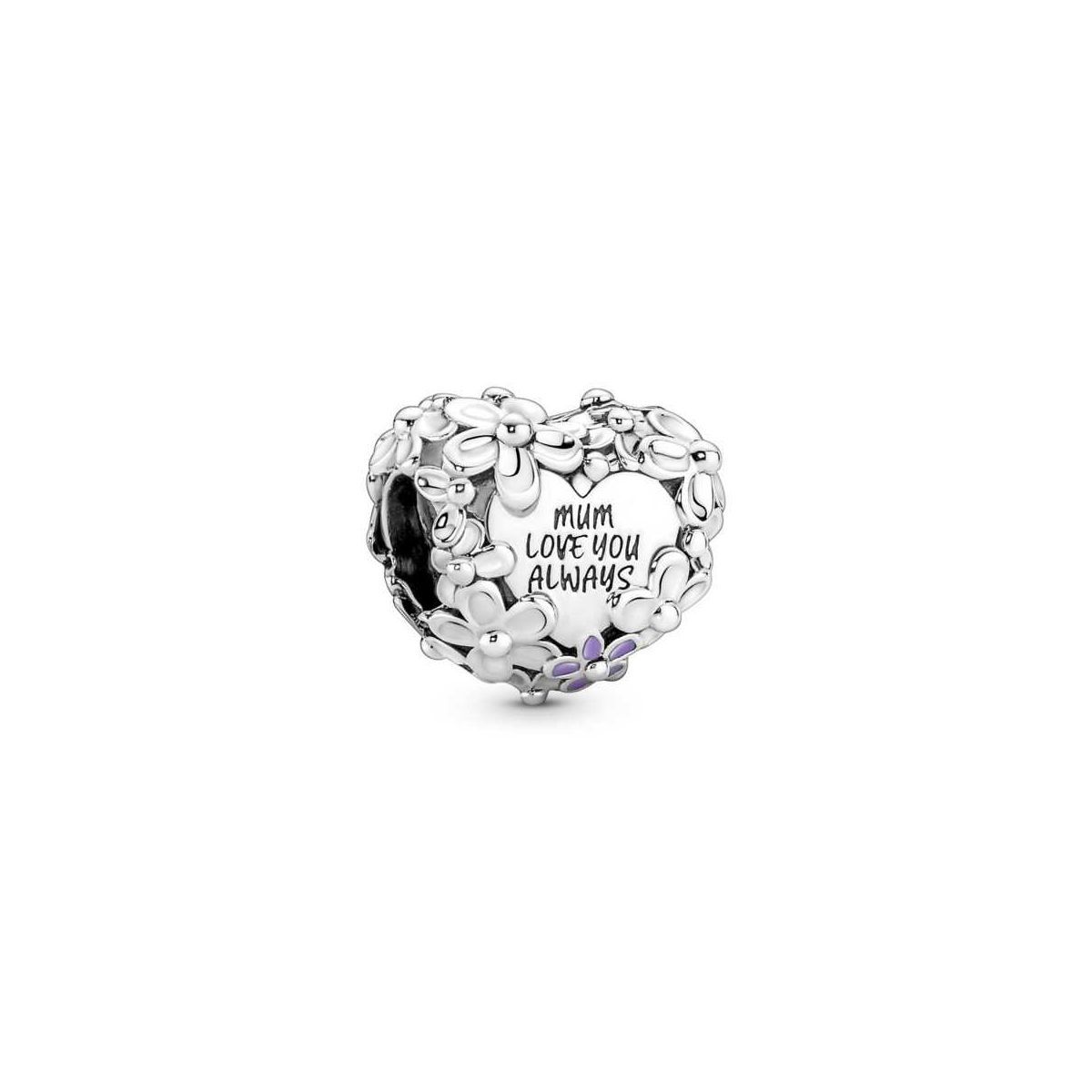 Charm Corazón Margarita Mamá - 791155C01 Charm Corazón Margarita Mamá - 791155C01
