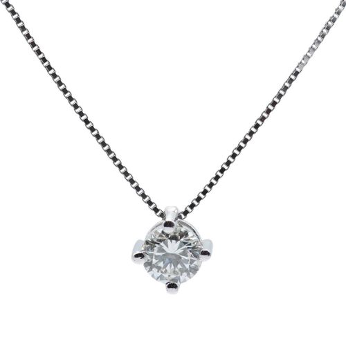 Penjoll en or blanc i diamant VI 0,50 cts - CLN002556 50S