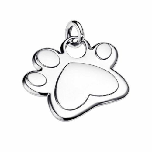 Placa para Collar Mascota plata Huella Grabable - 312268C00