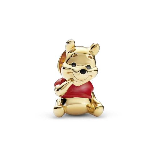 Charm amb un recobriment en or de 14k Ós Winnie the Pooh de Disney - 762212C01