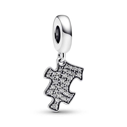 Charm Penjoll de plata de llei Peça de Trencaclosques Brillant - 792241C01