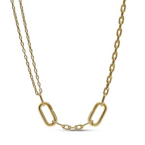 Collar Eslabones Doble Link oro de 14k colección ME  - 362303C00-45