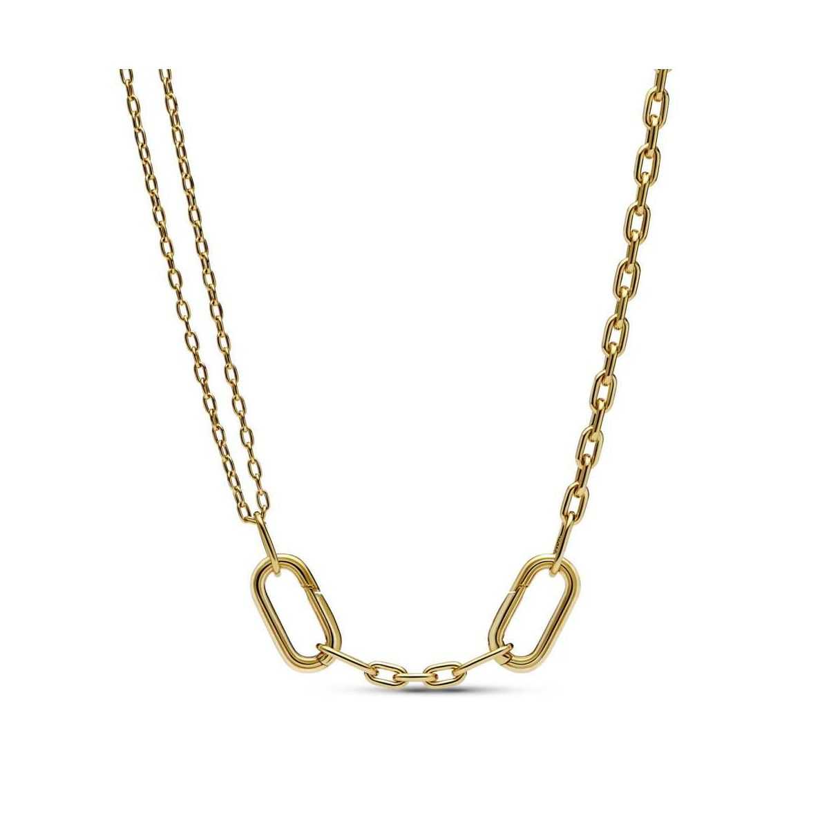 Collar Eslabones Doble Link oro de 14k colección ME  - 362303C00-45