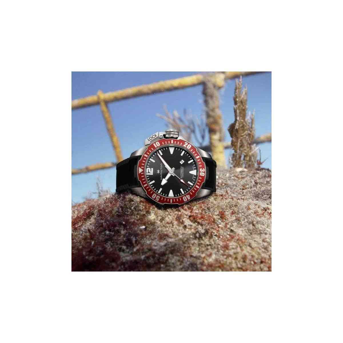 Hamilton Khaki Navy Frogman Titanium Auto - H77805335