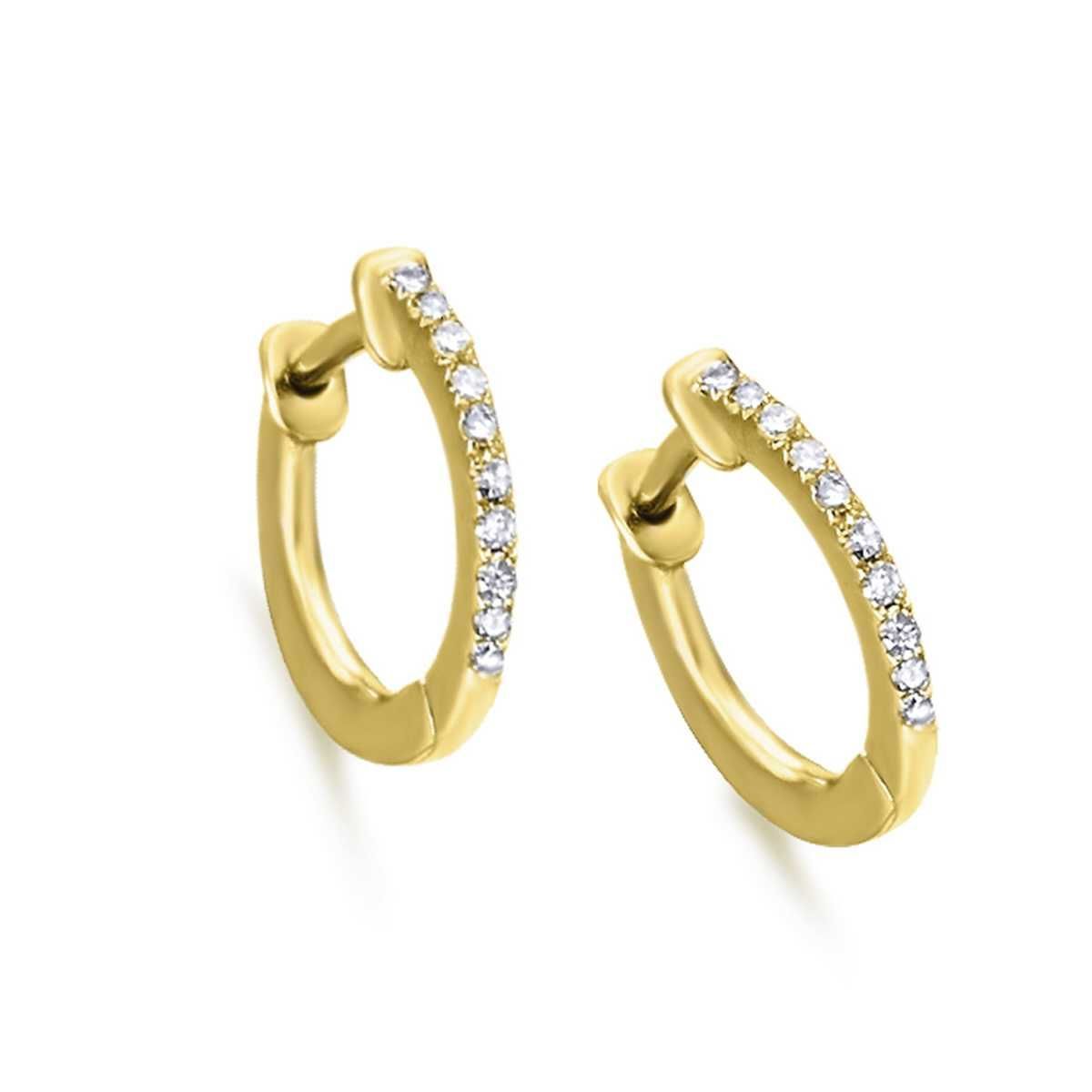 Arracades or groc i diamants 0.06 cts - GB007OA.00 Arracades or groc i diamants 0.06 cts - GB007OA.00