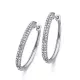 ARRACADES D’ARO EN OR BLANC I DIAMANTS DE 0,25 CTS - GB100OB.00